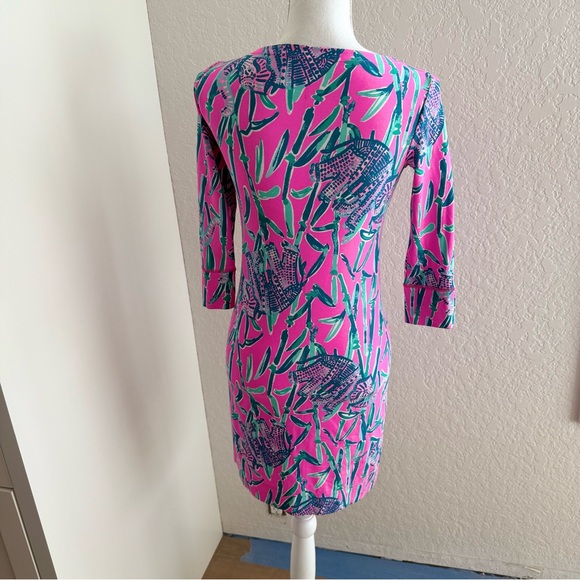 Lilly Pulitzer UPF 50+ Sophie Dress with a Boat Neckline Size XXS Resort Vacay - Picture 3 of 9